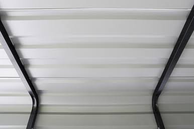 Steel Carport 12 x 20 x 7 ft. Galvanized Black/Charcoal, Snow Rated (35 PSF)