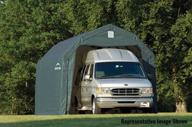 ShelterCoat Garage 12 x 20 x 9 ft. Barn Standard Grey