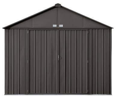 Load image into Gallery viewer, EZEE Shed Steel Storage 10 x 8 ft. Galvanized Extra High Gable Charcoal
