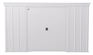 Load image into Gallery viewer, Arrow Classic Steel Storage Shed, 10x4, Flute Grey

