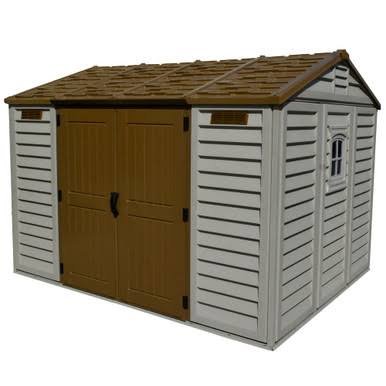 Load image into Gallery viewer, Duramax Apex 10.5' x 8' Vinyl Shed
