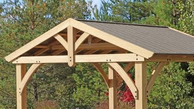 Load image into Gallery viewer, Yardistry Carolina Pavilion with Cedar Wood &amp; Aluminum Roof (11 ft . x 13 ft.)
