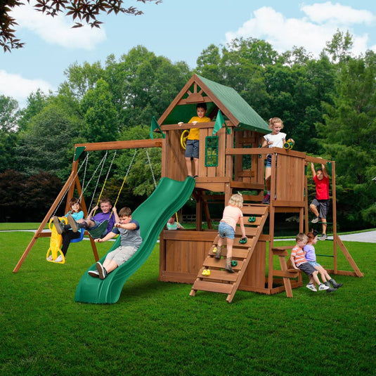 Swing-N-Slide Knightsbridge Plus Wood Complete Play Set