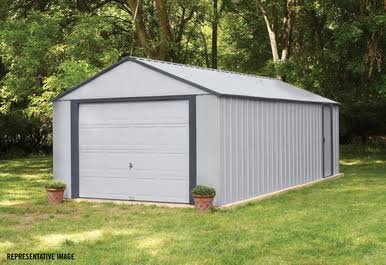 Arrow Murryhill 12 x 17 Garage, Steel Storage Building, Prefab Storage Shed
