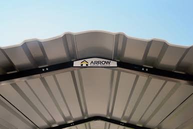 Load image into Gallery viewer, Steel Carport 12 x 20 x 7 ft. Galvanized Black/Charcoal, Snow Rated (35 PSF)
