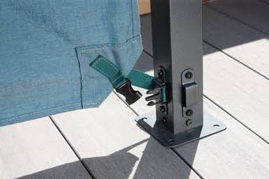 Load image into Gallery viewer, Sojag 308-9167986 Dunwich Pergola 8 x 8 ft - Teal
