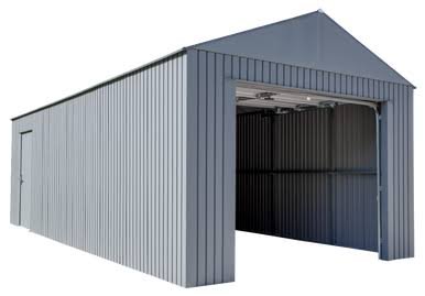 Load image into Gallery viewer, Sojag Everest Garage 12 x 25 ft. in Charcoal
