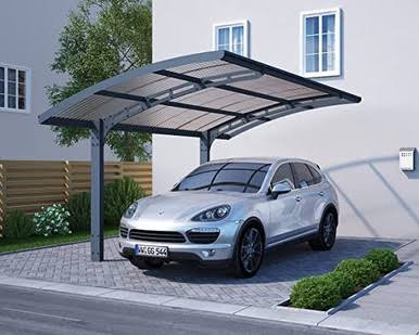Load image into Gallery viewer, Canopia by Palram Arizona Wave 5000 HG9105 Carport, 10 x 16 x 9, Gray

