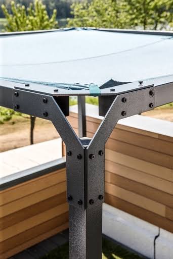 Load image into Gallery viewer, Sojag 308-9167986 Dunwich Pergola 8 x 8 ft - Teal
