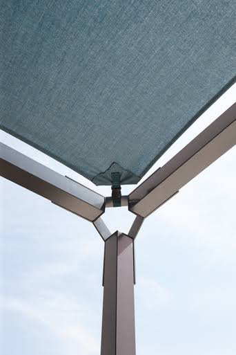 Load image into Gallery viewer, Sojag 308-9167986 Dunwich Pergola 8 x 8 ft - Teal
