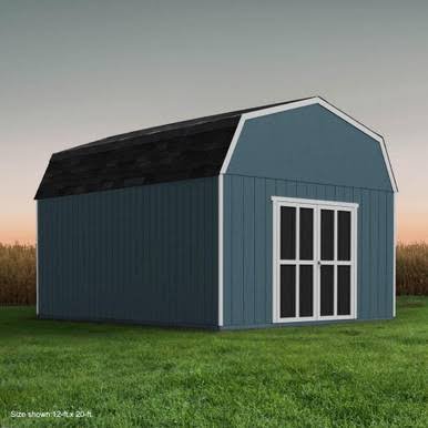Handy Home DIY Hudson 12 ft. x 16 ft. Wooden Storage Shed with Flooring Included