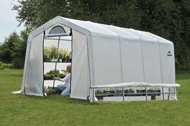 Load image into Gallery viewer, GrowIT Greenhouse-in-a-Box Peak 10 x 20 ft. Greenhouse
