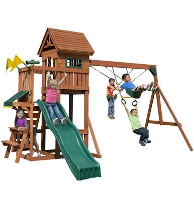Swing-N-Slide Playful Palace Play Set
