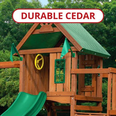 Swing-N-Slide Knightsbridge Plus Wood Complete Play Set