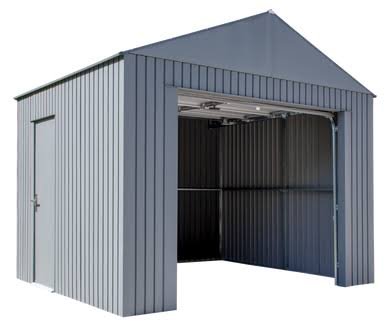 Load image into Gallery viewer, Sojag Everest Garage 12 x 10 ft. in Charcoal
