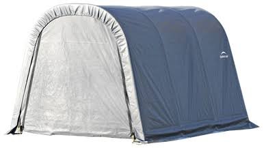 Load image into Gallery viewer, ShelterCoat 10 x 12 ft. Wind and Snow Rated Garage Round Gray STD
