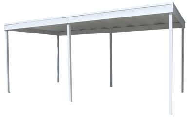 Freestanding Carport/Patio Cover 10 x 20 ft. Eggshell