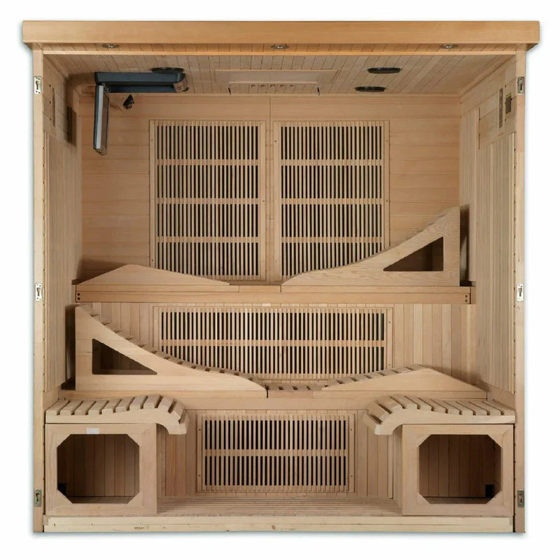 Load image into Gallery viewer, Golden Designs Monaco GDI-6996-01 Near Zero EMF 6-Person FAR Infrared Sauna
