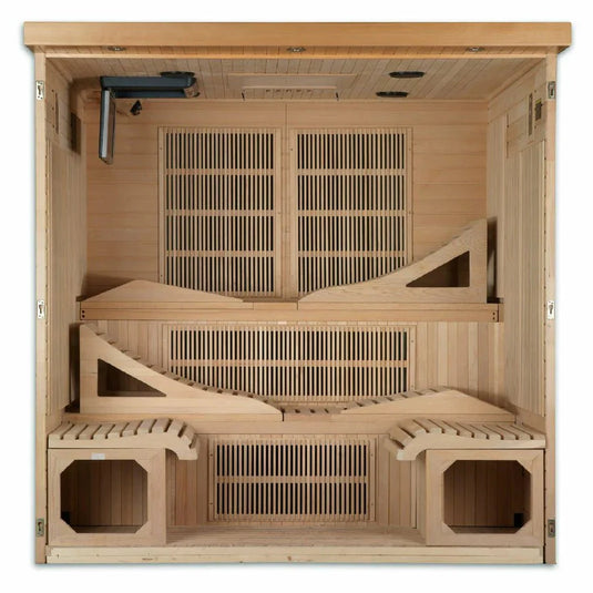 Golden Designs Monaco GDI-6996-01 Near Zero EMF 6-Person FAR Infrared Sauna