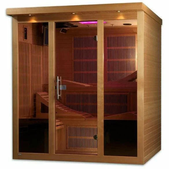 Load image into Gallery viewer, Golden Designs Monaco GDI-6996-01 Near Zero EMF 6-Person FAR Infrared Sauna
