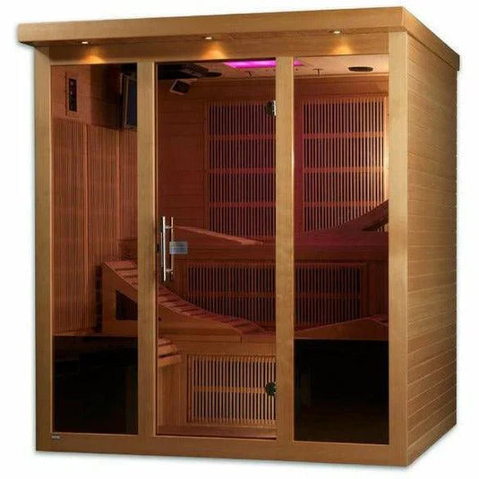 Golden Designs Monaco GDI-6996-01 Near Zero EMF 6-Person FAR Infrared Sauna
