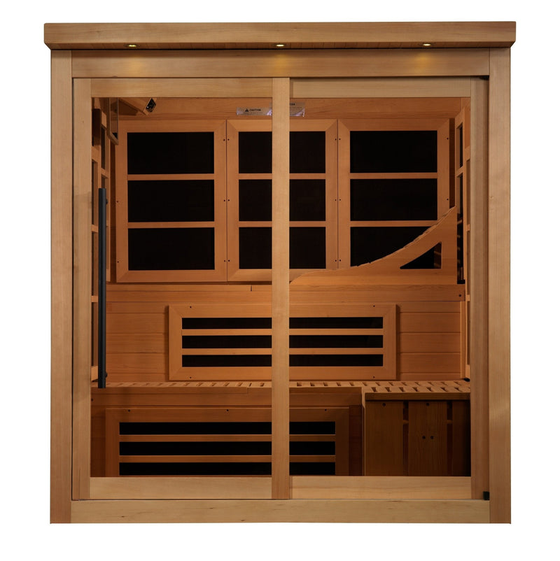 Load image into Gallery viewer, Golden Designs Monaco Limited Edition GDI-6996-02 Near Zero EMF 6-Person FAR Infrared Sauna
