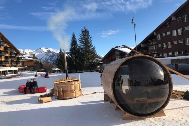 Load image into Gallery viewer, SAUNA EVOLUTION® Barrel Sauna Serenity Nature Air 4
