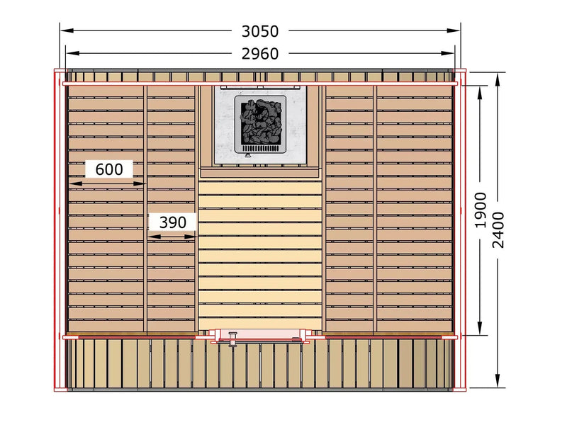 Load image into Gallery viewer, SAUNA EVOLUTION® Elegant Serenity Sauna 4
