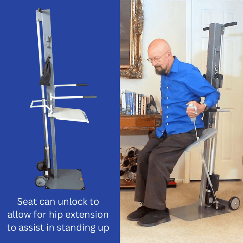 Load image into Gallery viewer, IndeeLift PPU-S Human Floor Lift 400 lbs Capacity Floor To Stand
