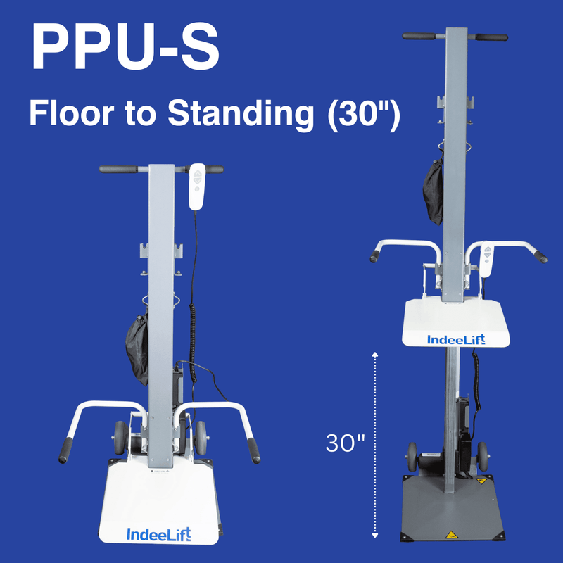 Load image into Gallery viewer, IndeeLift PPU-S Human Floor Lift 400 lbs Capacity Floor To Stand
