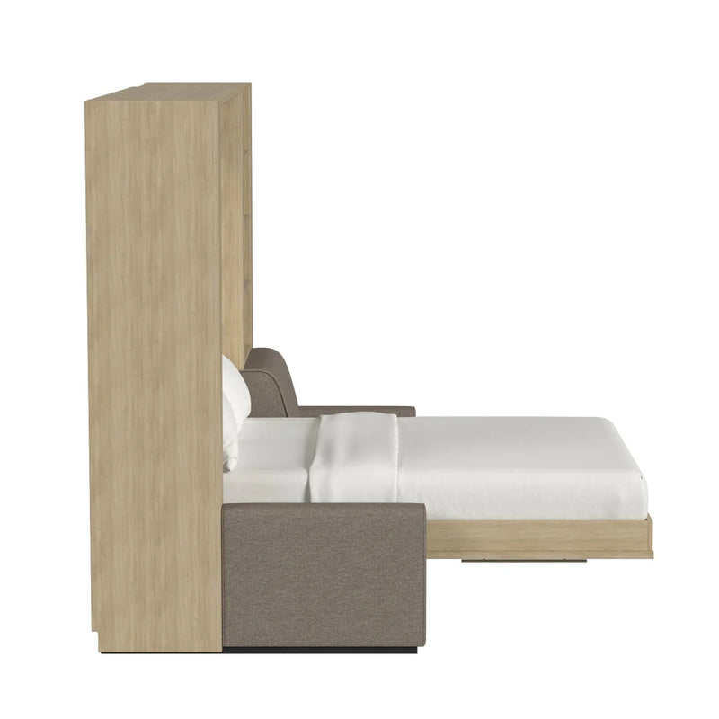 Load image into Gallery viewer, Queen Size Murphy Bed with Extended Couch | Inovabed
