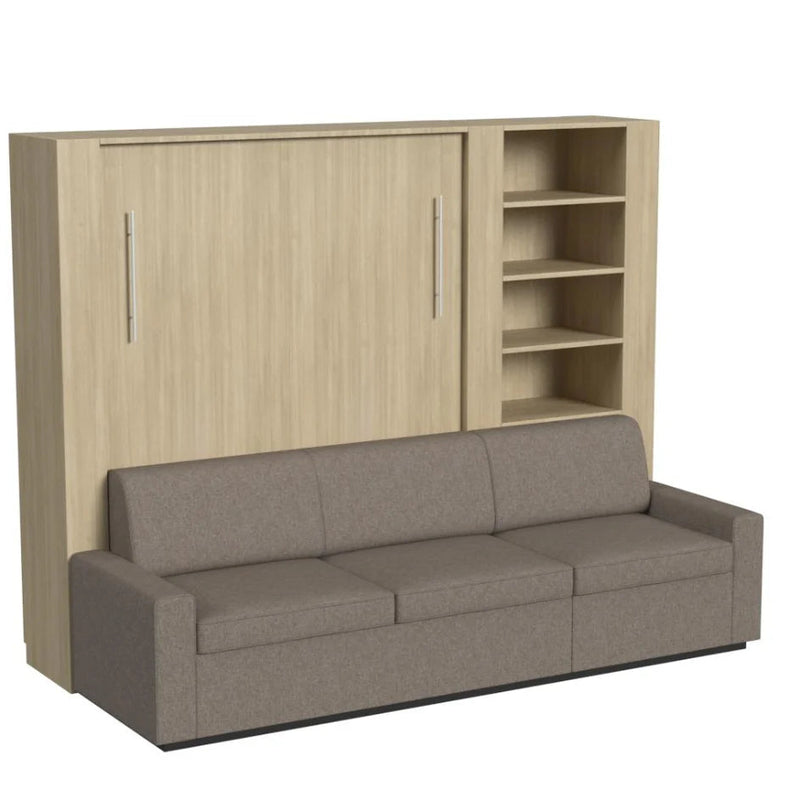 Load image into Gallery viewer, Queen Size Murphy Bed with Extended Couch | Inovabed
