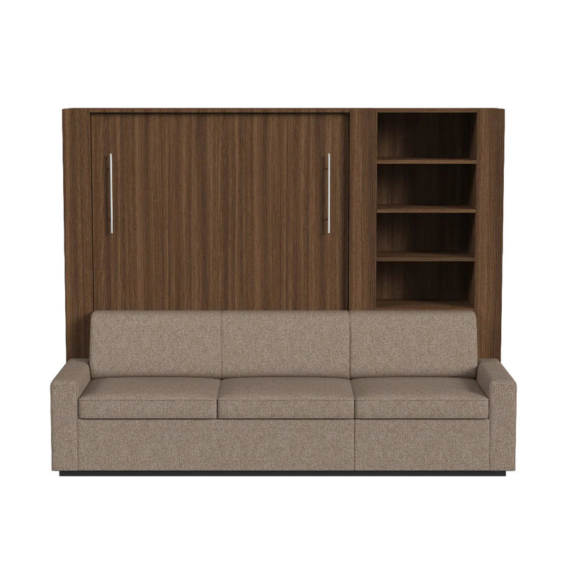 Load image into Gallery viewer, Queen Size Murphy Bed with Extended Couch | Inovabed

