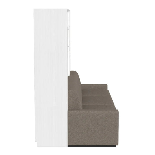 Queen Size Murphy Bed with Extended Couch | Inovabed