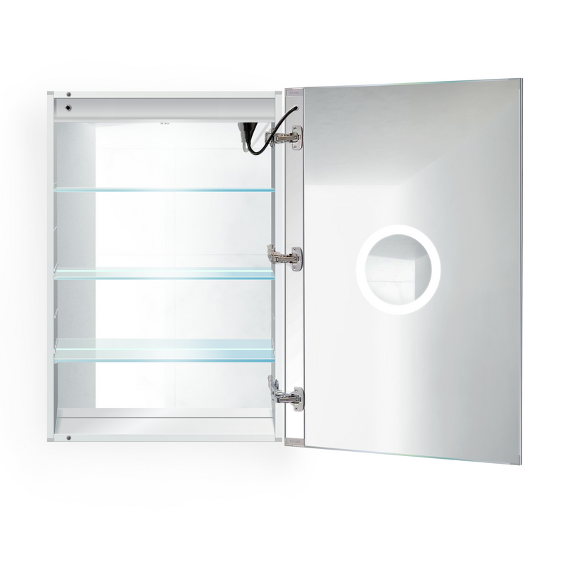 Load image into Gallery viewer, Krugg Svange 2436R  24" X 36" LED Medicine Cabinet with Dimmer &amp; Defogger RIGHT HINGE SVANGE2436R
