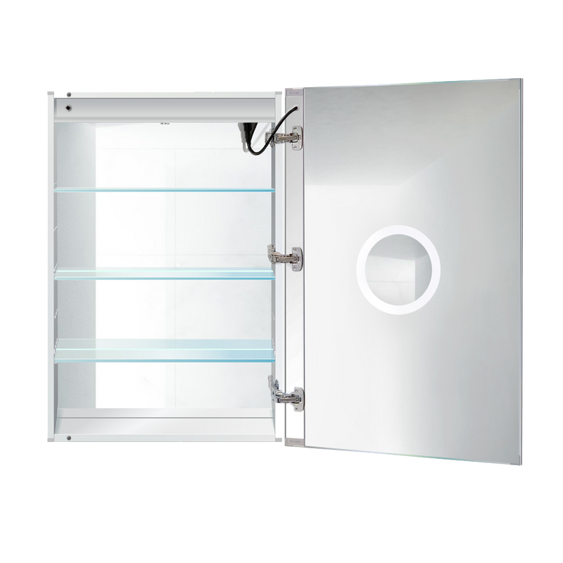 Load image into Gallery viewer, Krugg Svange 2436R  24" X 36" LED Medicine Cabinet with Dimmer &amp; Defogger RIGHT HINGE SVANGE2436R
