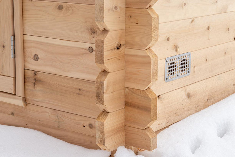Load image into Gallery viewer, LeisureCraft Granby 2-3 Person Outdoor Sauna – Premium Cedar Cabin Design
