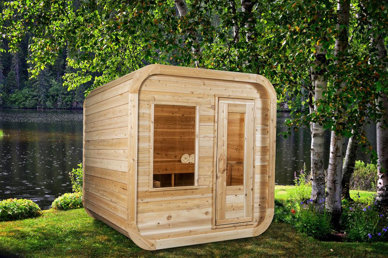 Load image into Gallery viewer, LeisureCraft Luna Sauna – Fits 2-3 People
