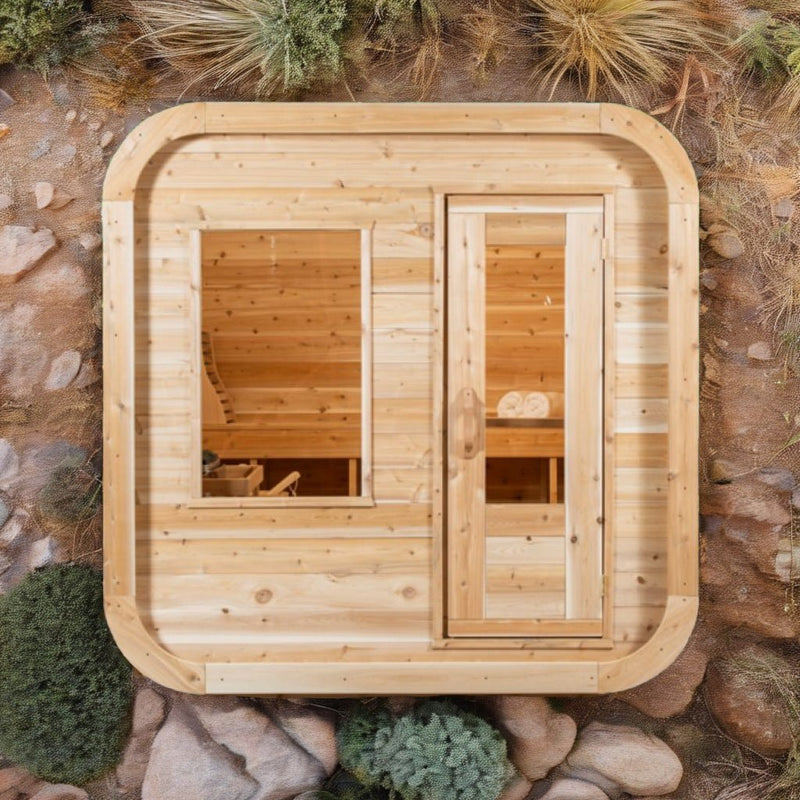 Load image into Gallery viewer, LeisureCraft Luna Sauna – Fits 2-3 People
