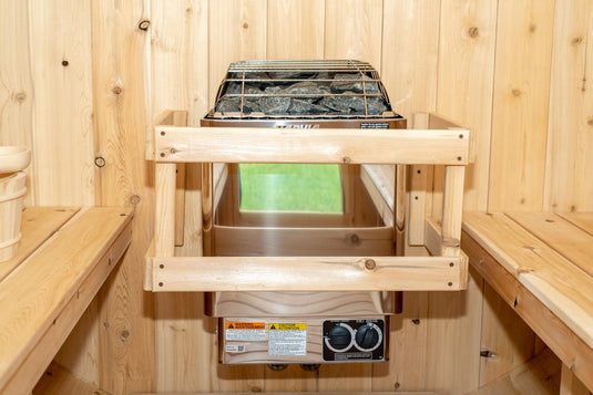 Leisurecraft Timber Harmony 4 Person Outdoor Barrel Sauna