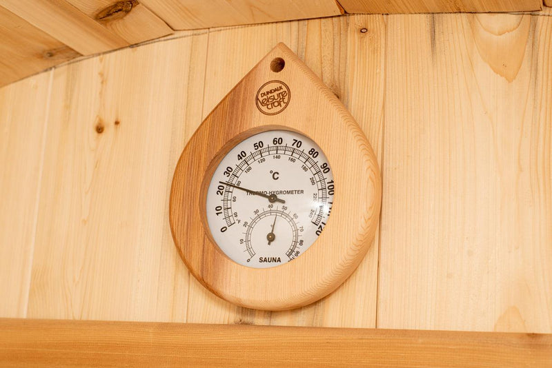 Load image into Gallery viewer, Leisurecraft Timber Harmony 4 Person Outdoor Barrel Sauna
