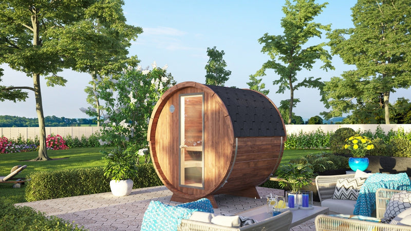Load image into Gallery viewer, SAUNA EVOLUTION® Barrel Sauna Serenity Nature Air 3
