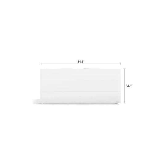 Twin/Twin XL Simple Horizontal Murphy Wall Bed | Multimo Beds