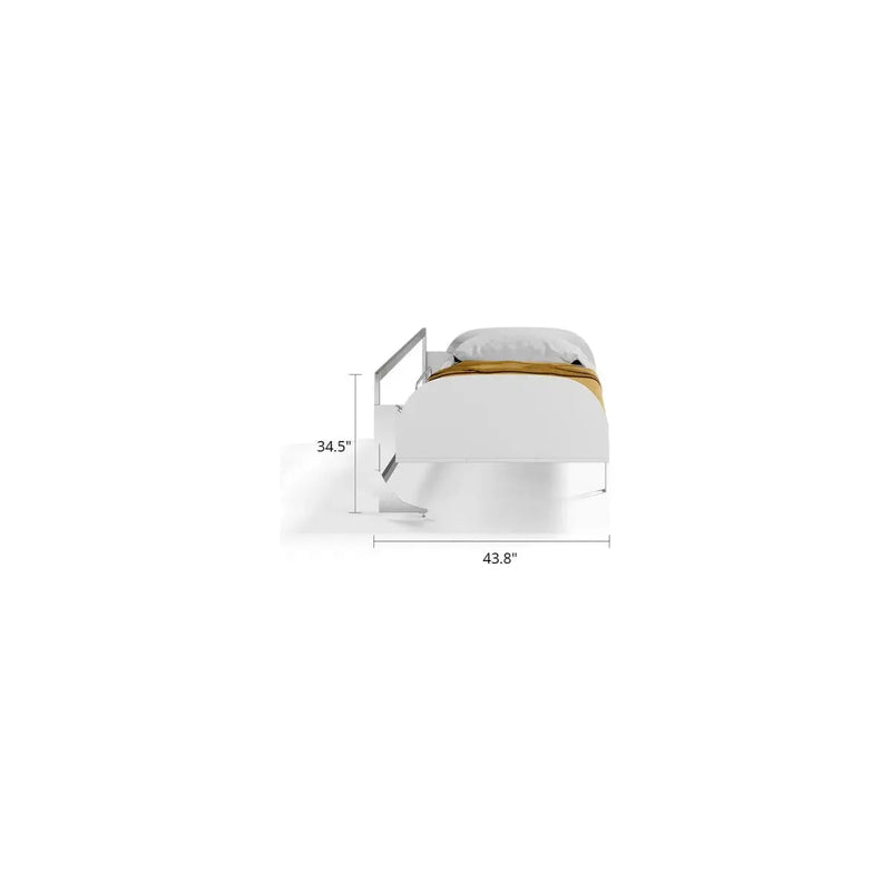Load image into Gallery viewer, Twin/Twin XL Simple Horizontal Murphy Wall Bed | Multimo Beds
