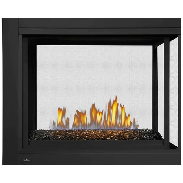 Load image into Gallery viewer, Napoleon Ascent™ Multi-View 3-Sided Direct Vent Fireplace with Glass Embers, Natural Gas, Millivolt Ignition BHD4PGN
