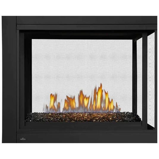 Napoleon Ascent™ Multi-View 3-Sided Direct Vent Fireplace with Glass Embers, Natural Gas, Millivolt Ignition BHD4PGN