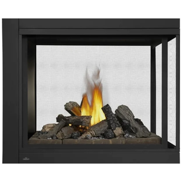 Load image into Gallery viewer, Napoleon Ascent™ Multi-View 3-Sided Direct Vent Fireplace with Glass Embers, Natural Gas, Millivolt Ignition BHD4PGN
