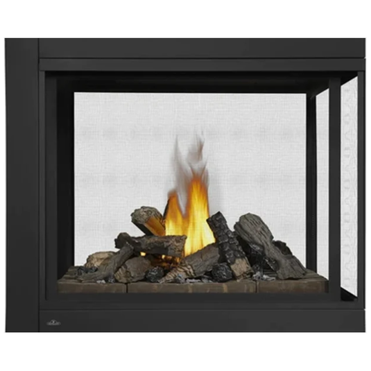 Napoleon Ascent™ Multi-View 3-Sided Direct Vent Fireplace with Glass Embers, Natural Gas, Millivolt Ignition BHD4PGN