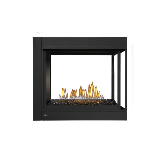 Napoleon Ascent™ Multi-View 3-Sided Direct Vent Fireplace with Glass Embers, Natural Gas, Millivolt Ignition BHD4PGN