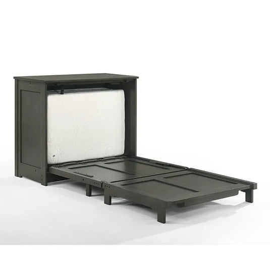 Night and Day Furniture Orion Murphy Cabinet Bed, Full Size, Stonewash Finish